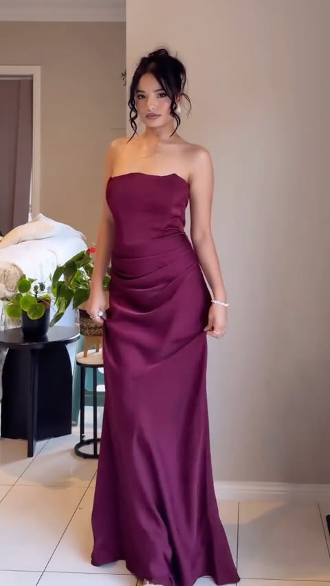 Instagram post by @sang_geeta for Azazie. Caption reads: You can bury me in this dress. Obsessed....