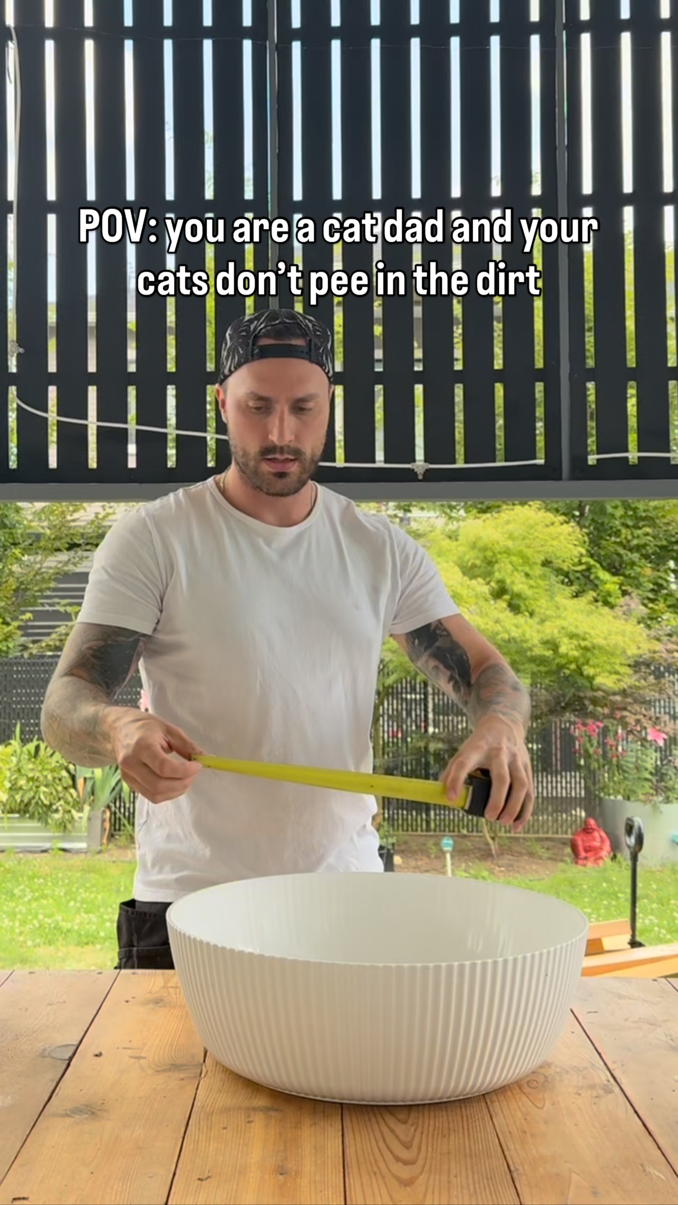 Instagram post by @catdaddy.dan for PrettyLitter. Caption reads: .