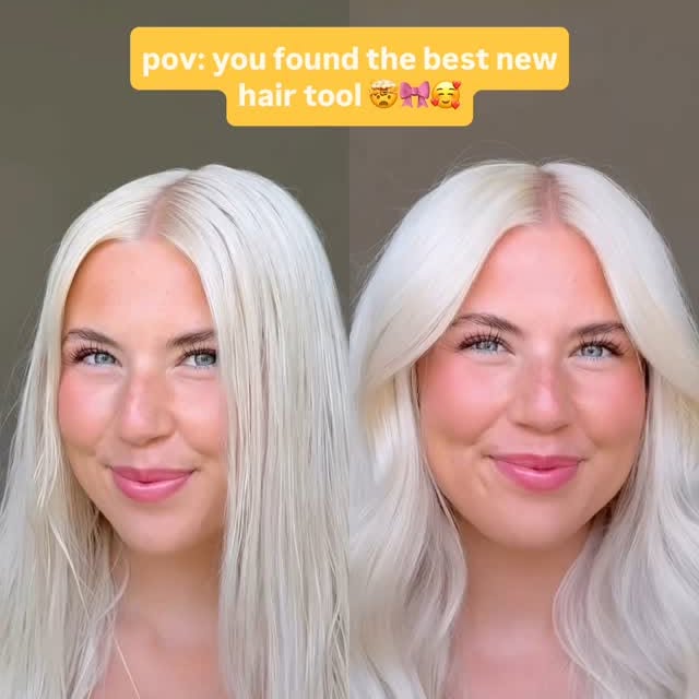 Instagram post by @taaylor_xox for Drybar. Caption reads: This is the new All-Inclusive multi-styler from....