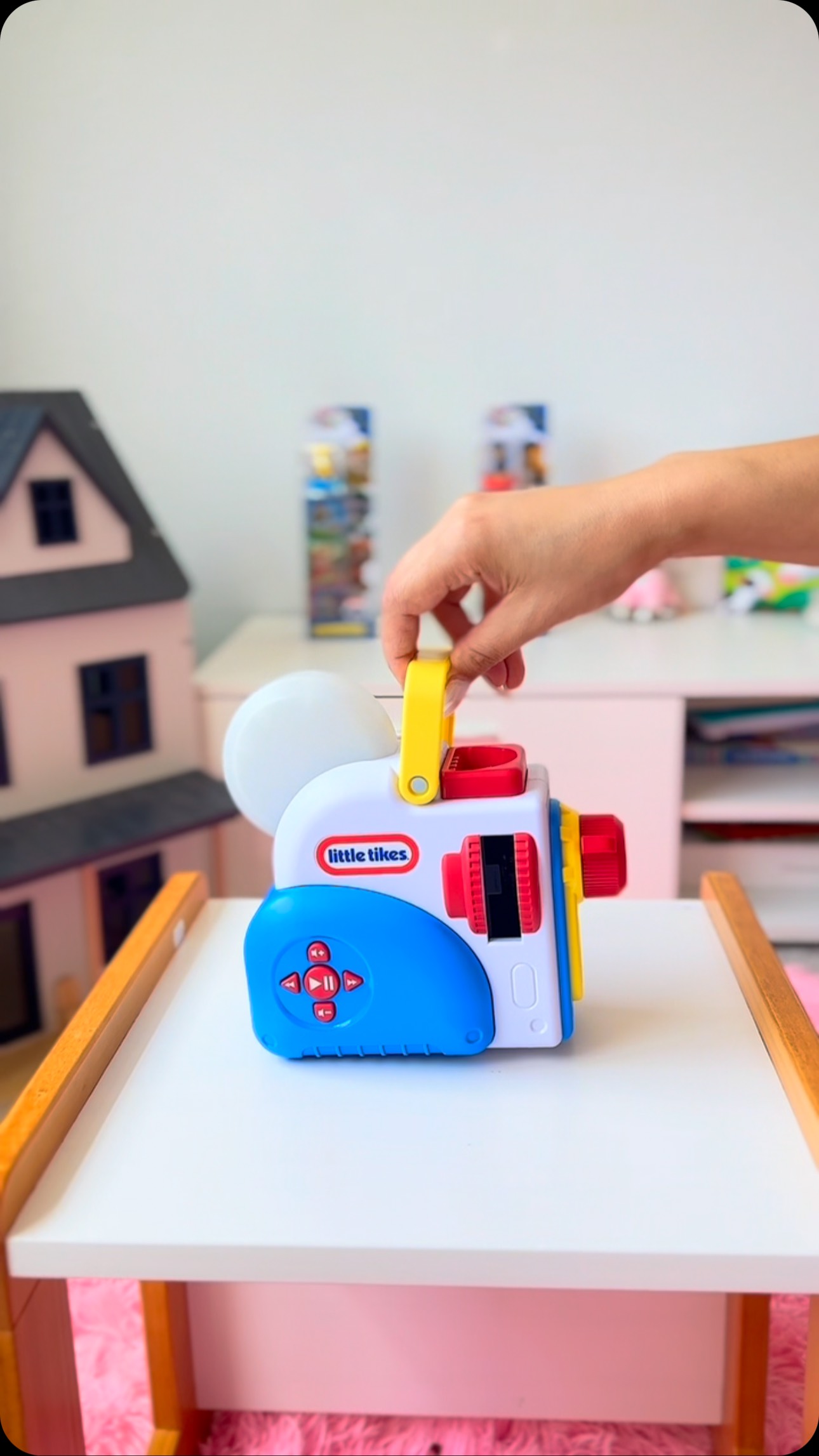 Instagram post by @ozgetatli_ for Little Tikes. Caption reads: #storydreammachine #littletikes #ad....