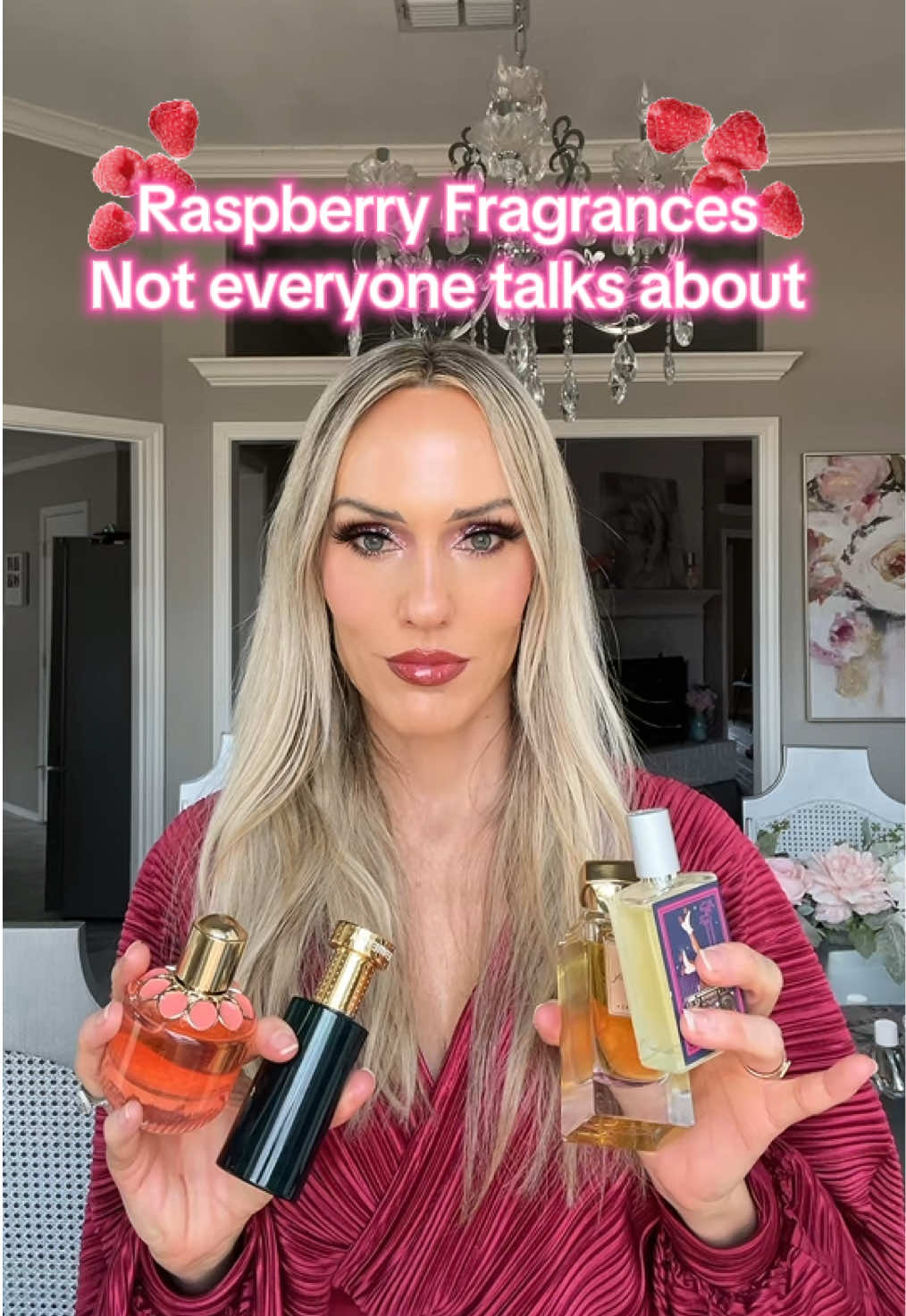 TikTok post by @aleishabudgetbeauty1st for Beauty House. Caption reads: [...] Budget Beauty @Khadlaj Perfumes @BeautyHouse....