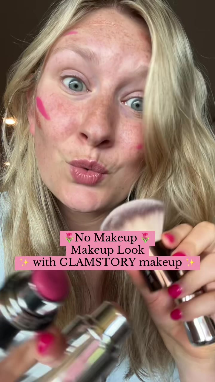 TikTok post by @asmrkatiee for Glam Story. Caption reads: [...] #TikTokShopDealsforYouDays, #SummerWin....