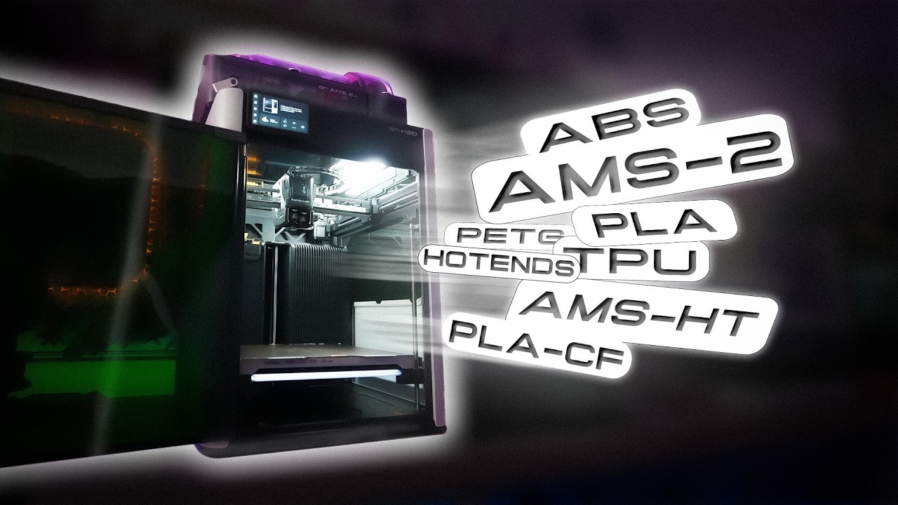 YouTube post by @ExpertDiy for TeckWrapcraft. Caption reads: I tested the Bambu Lab H2D: Don't buy it until you....