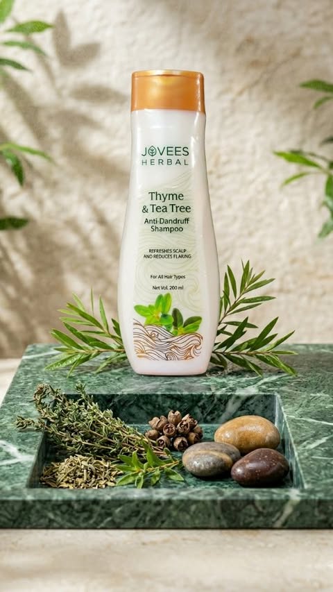 Instagram post by an influencer for Jovees Herbal. Caption reads: [...] with the right shampoo.@joveesherbal....