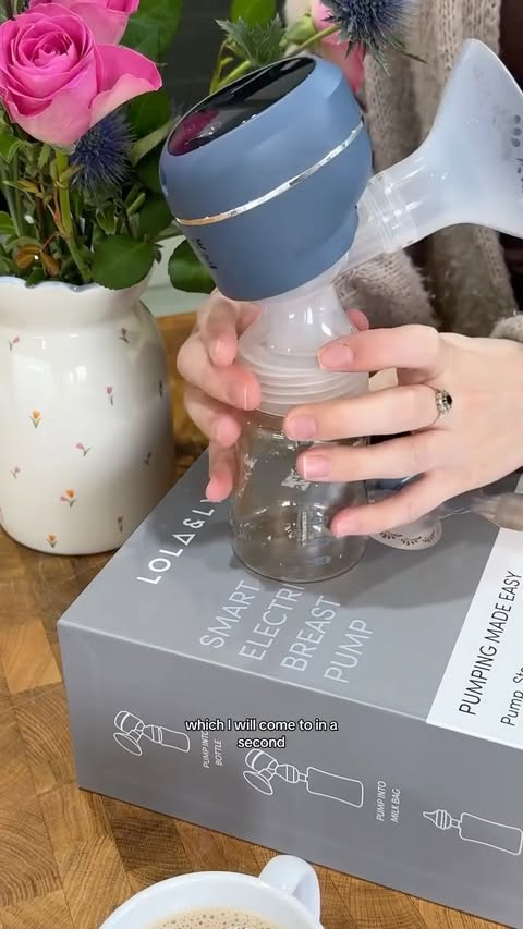 Instagram post by @amymadisonb for Lola&Lykke. Caption reads: [...] + pumping mamas, this kit from....