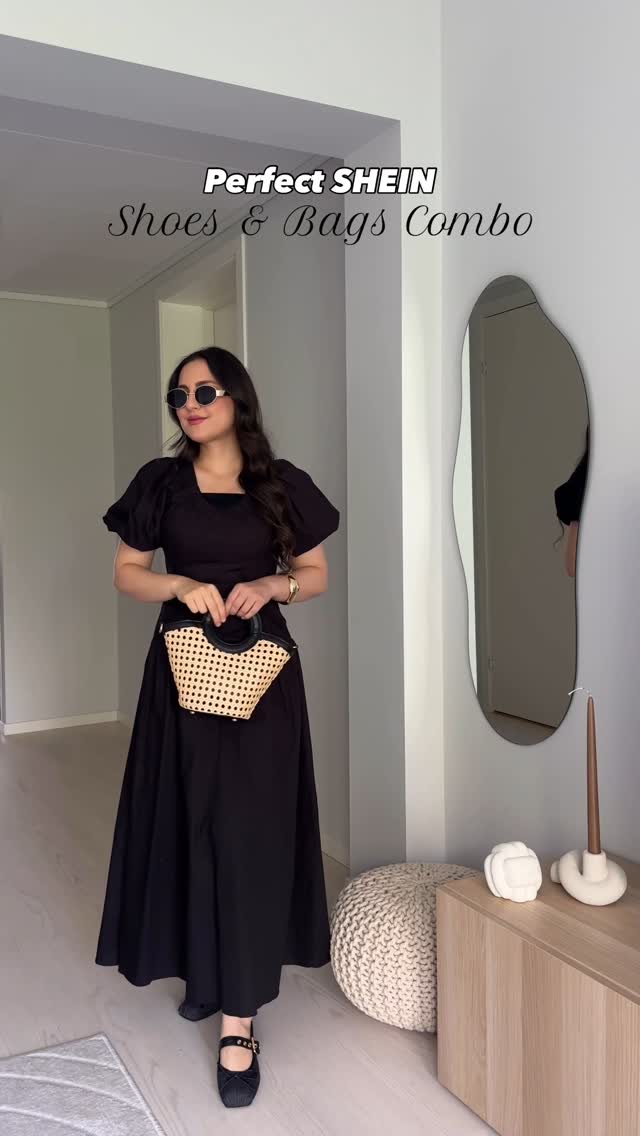 Instagram post by @mays.karim for Cuccoo. Caption reads: @sheinofficial @shein_us @cuccoofootwear 
💫Search....