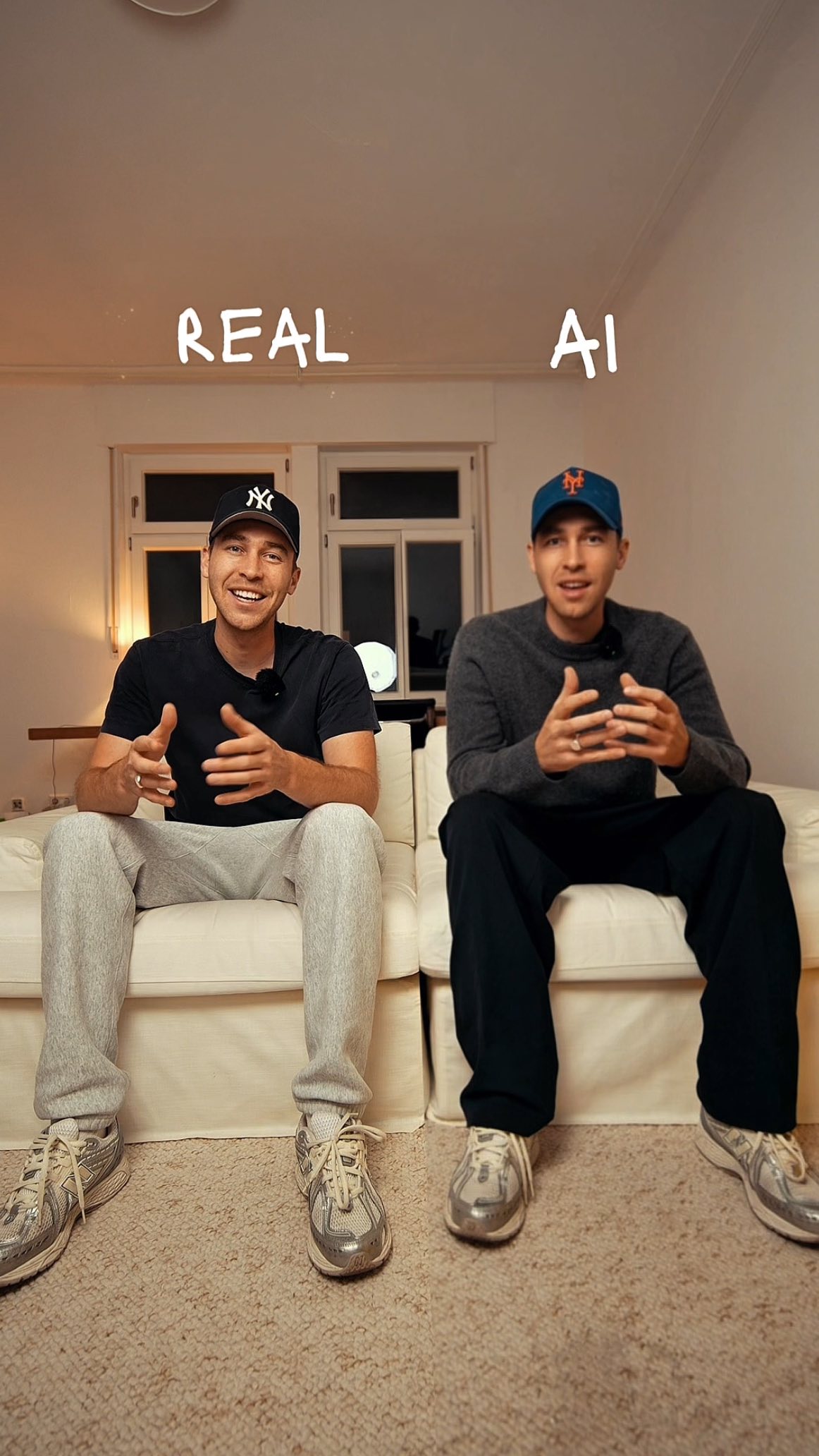 Instagram post by @stevenwommack for Invideo. Caption reads: Here is how you can easily create an AI clone of....