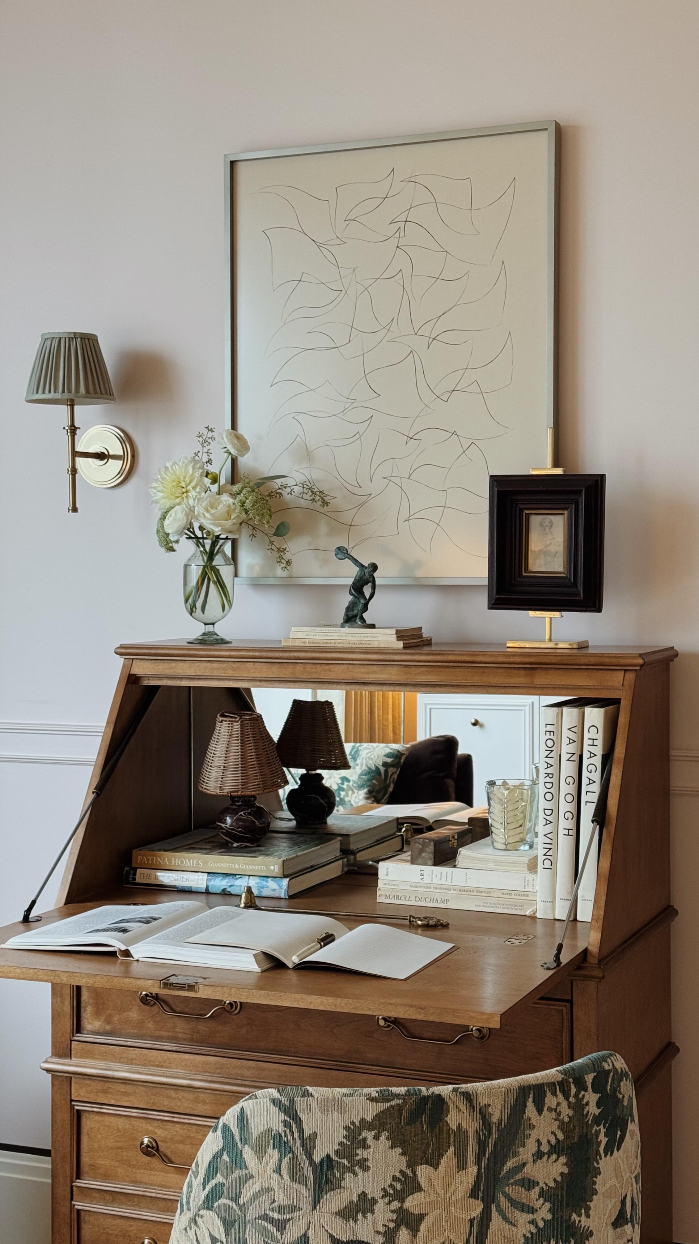 Instagram post by @reserve_home for Real Simple. Caption reads: So excited to share all the ways I added charm to....