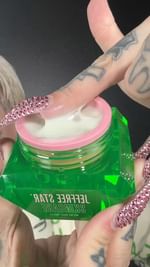 Instagram post by @jeffreestar for Jeffree Star Cosmetics. Caption reads: ‘Watermelon Wealth’ #SkinCare by Jeffree Star Skin....