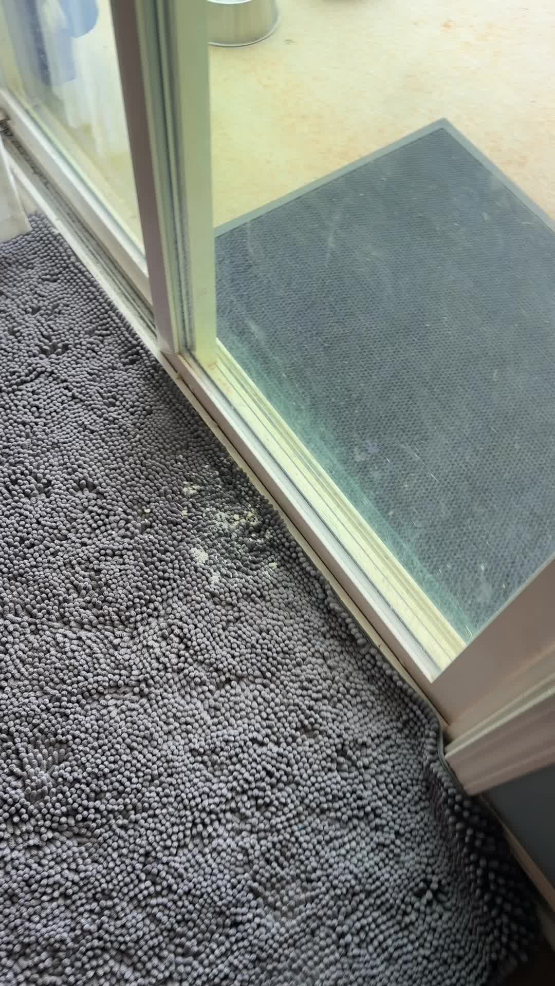 TikTok post by @thebulldognest for Muddy Mat. Caption reads: Another reason why I love the @Muddy Mat. Pet....