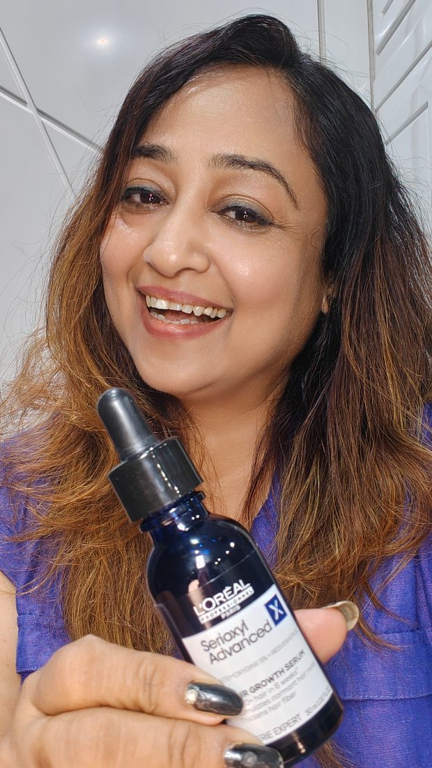 Instagram post by @simple_jain1 for L’oréal Professionnel. Caption reads: #AD | My 6-week hair growth game changer ✨
I....