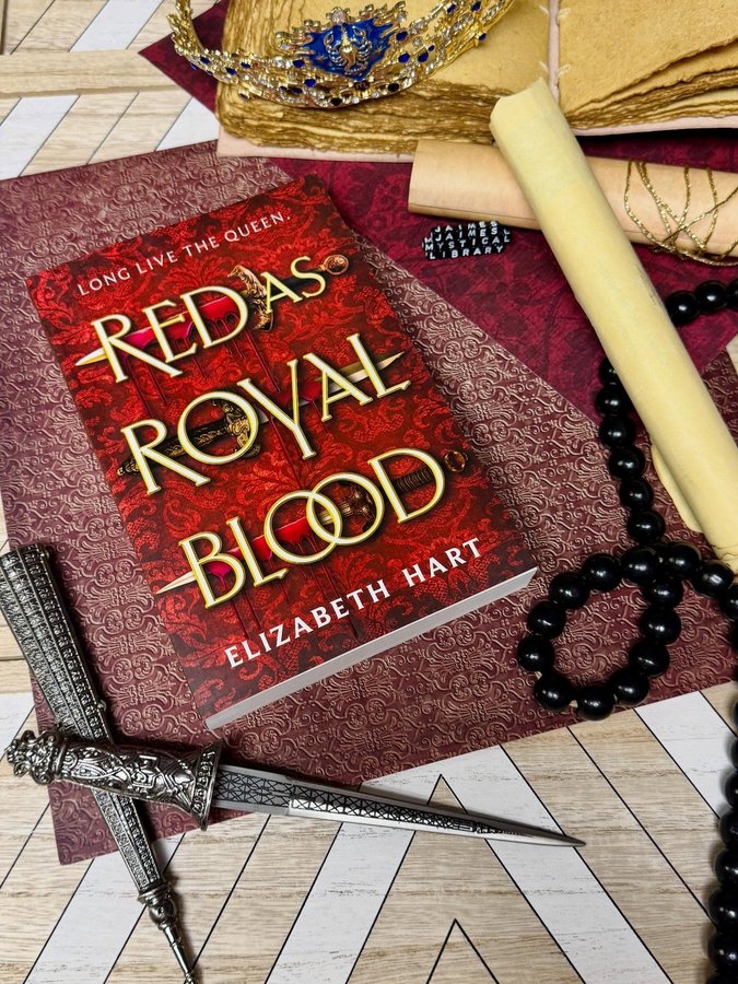 Instagram post by @jaimes_mystical_library for Epic Reads. Caption reads: BOOK REVIEW

Book: Red As Royal Blood
Author:....