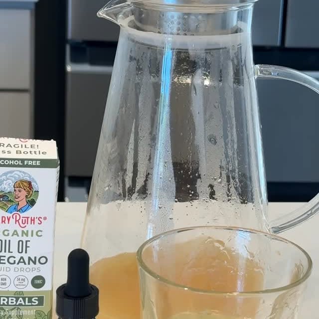 Instagram post by @danielaavilan_ for MaryRuth Organics. Caption reads: If you’re feeling sick then you NEED to drink....