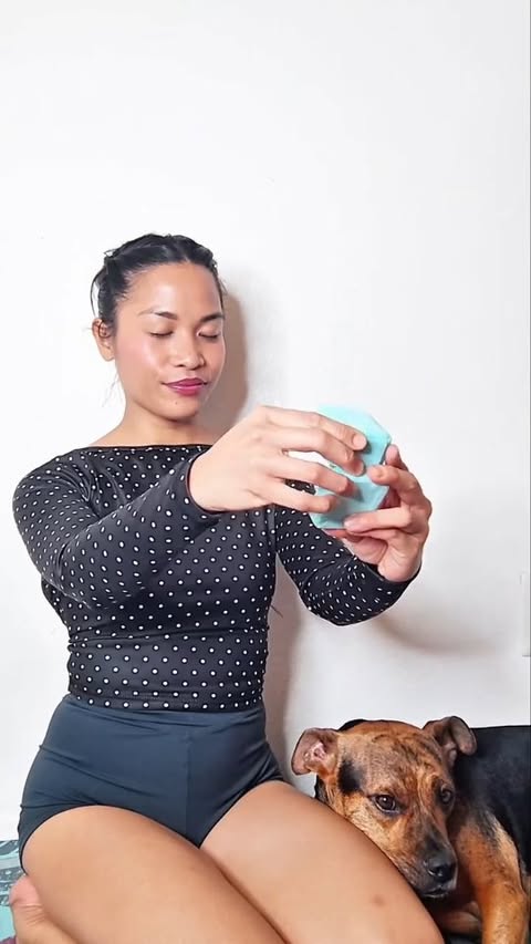 Instagram post by @lakatwoman.og for Pupring. Caption reads: [...] try to hide it 🐶🤍 thank you so much....