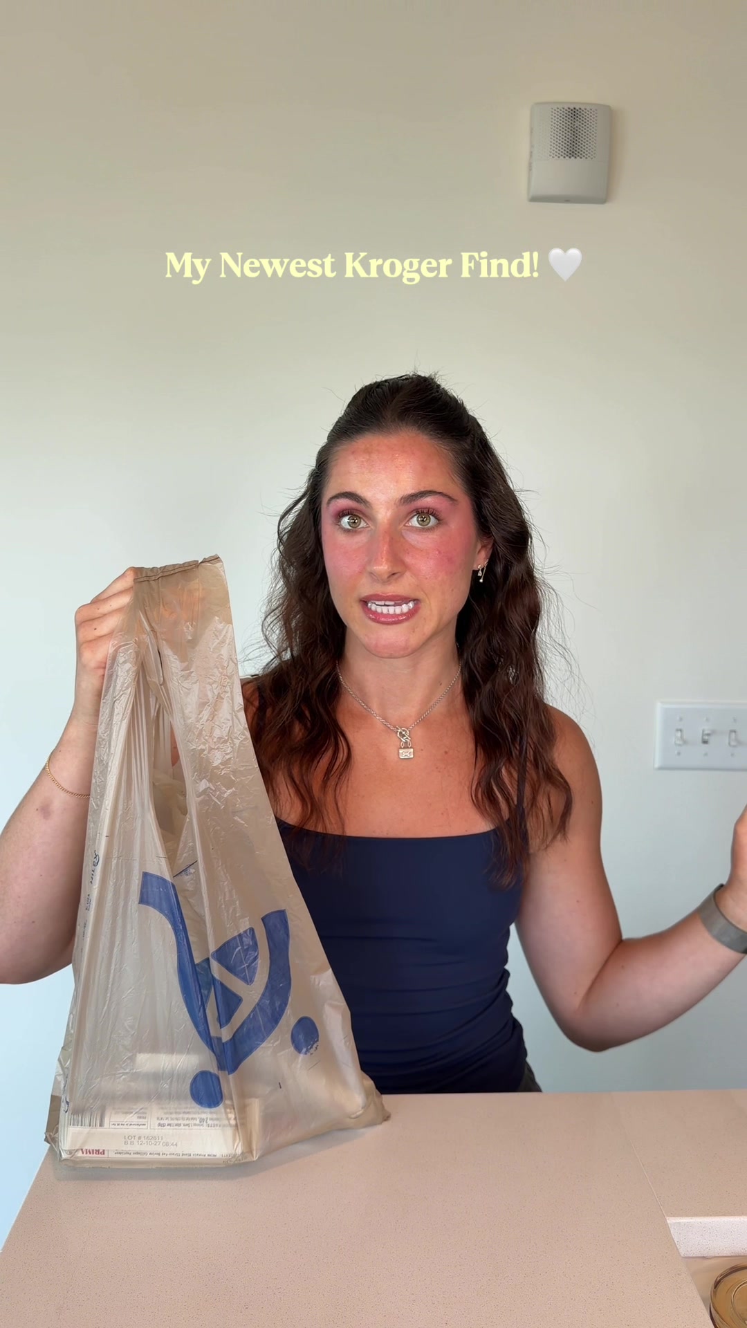 TikTok post by @melanierazz_ for PRIMA Ancestral Protein Bar. Caption reads: When I saw @PRIMA Ancestral Protein Bar hit the....