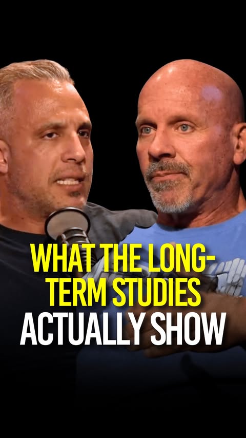 Instagram post by @stanefferding for Marek Health. Caption reads: What The Long-Term Studies Actually Show..