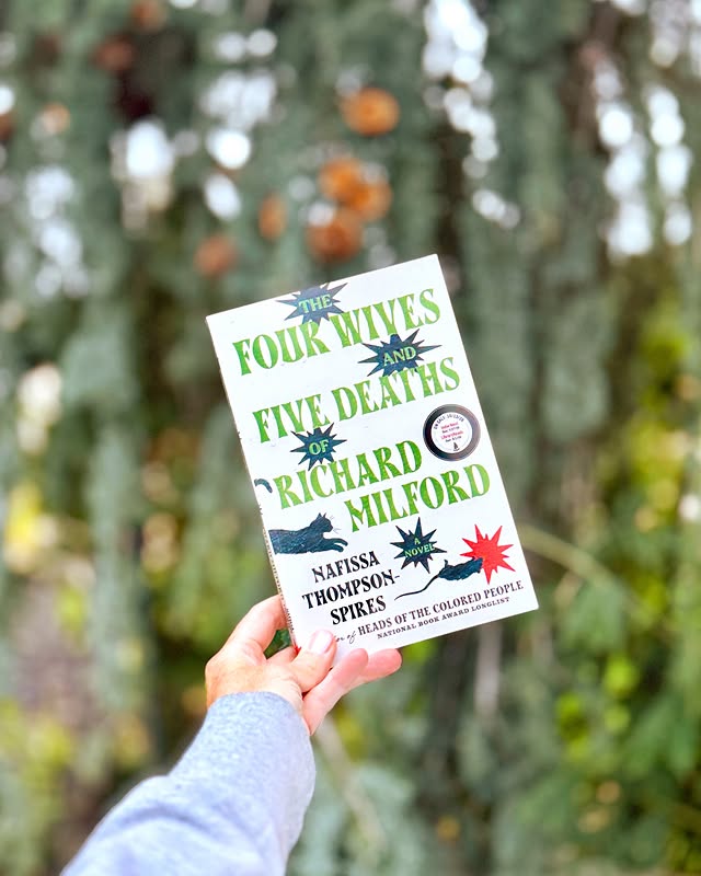 Instagram post by @suethebookie for Scribner Books. Caption reads: Happy first day of fall! Has the weather changed....