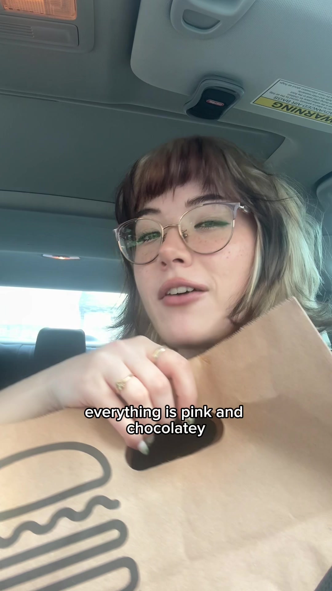 TikTok post by @notmadeofjade for Shake Shack. Caption reads: The True Love Shake from @shakeshack....