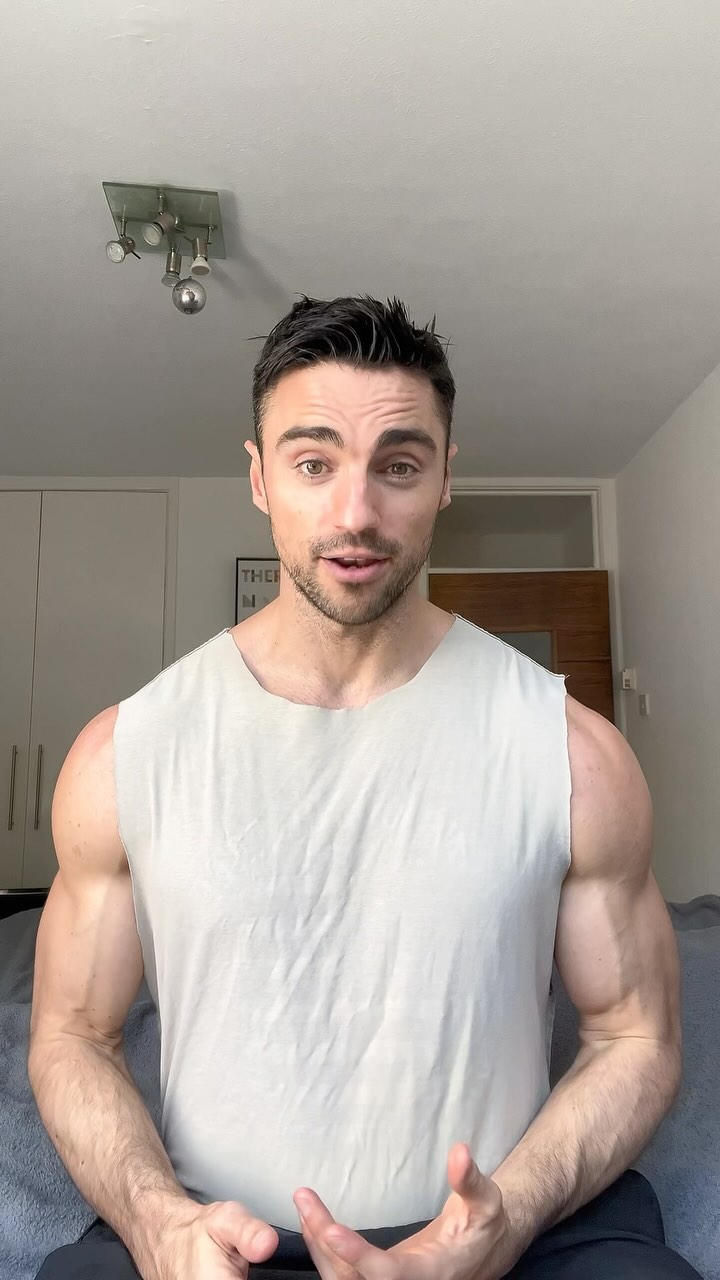 Instagram post by @charlexzfitness for NAKED nutrition. Caption reads: Start opting for protein powders and supplements....