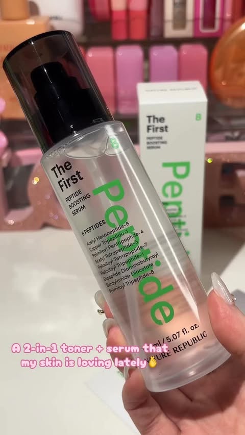 Instagram post by @trend_tracker_kk for Nature Republic. Caption reads: - I’ve been trying the Nature Republic The First....