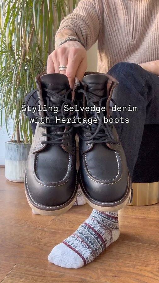 Instagram post by @joey_sam_blue for Red Wing Shoes. Caption reads: Happy #redwingwednesday dudes and dudettes!....