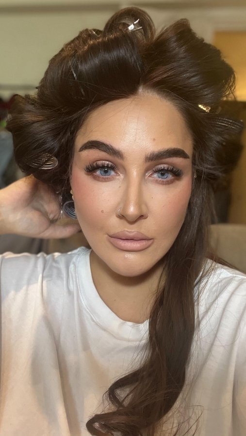 Instagram post by @_sjlouise for Mark Hill Hair. Caption reads: ✍🏻🗒️ Notebooks at the ready! THIS is how I’ve....