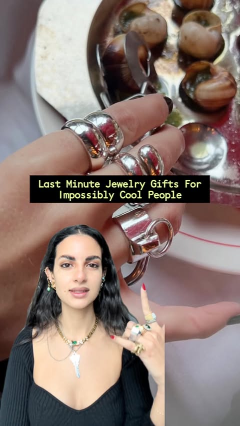 Instagram post by @zeopatra for Refinery29. Caption reads: Shopping for someone impossibly cool and allergic....