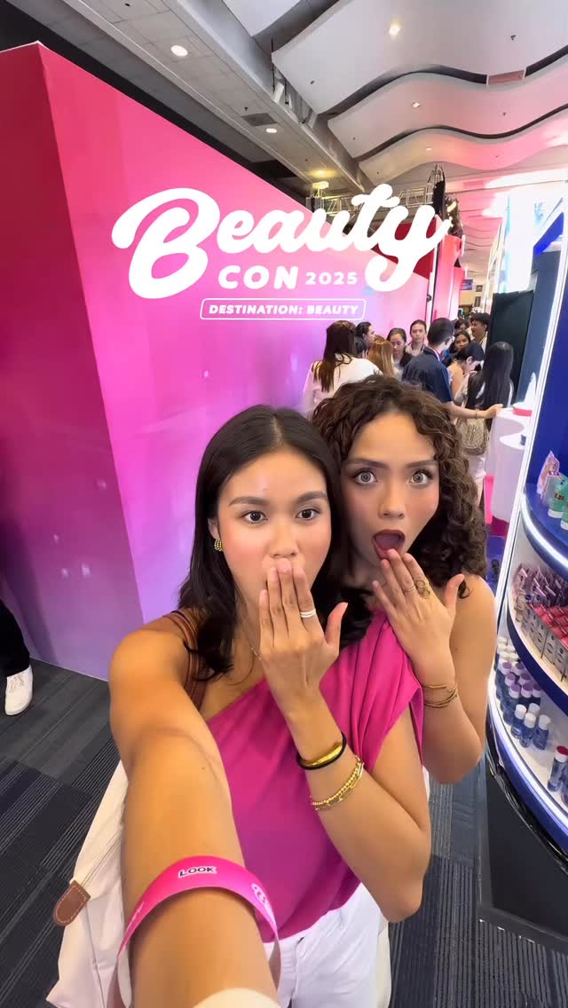 Instagram post by @wear.tapies for Watsons PH. Caption reads: Watsons BeautyCon 2025 is finally here! 💜✨ Visit....