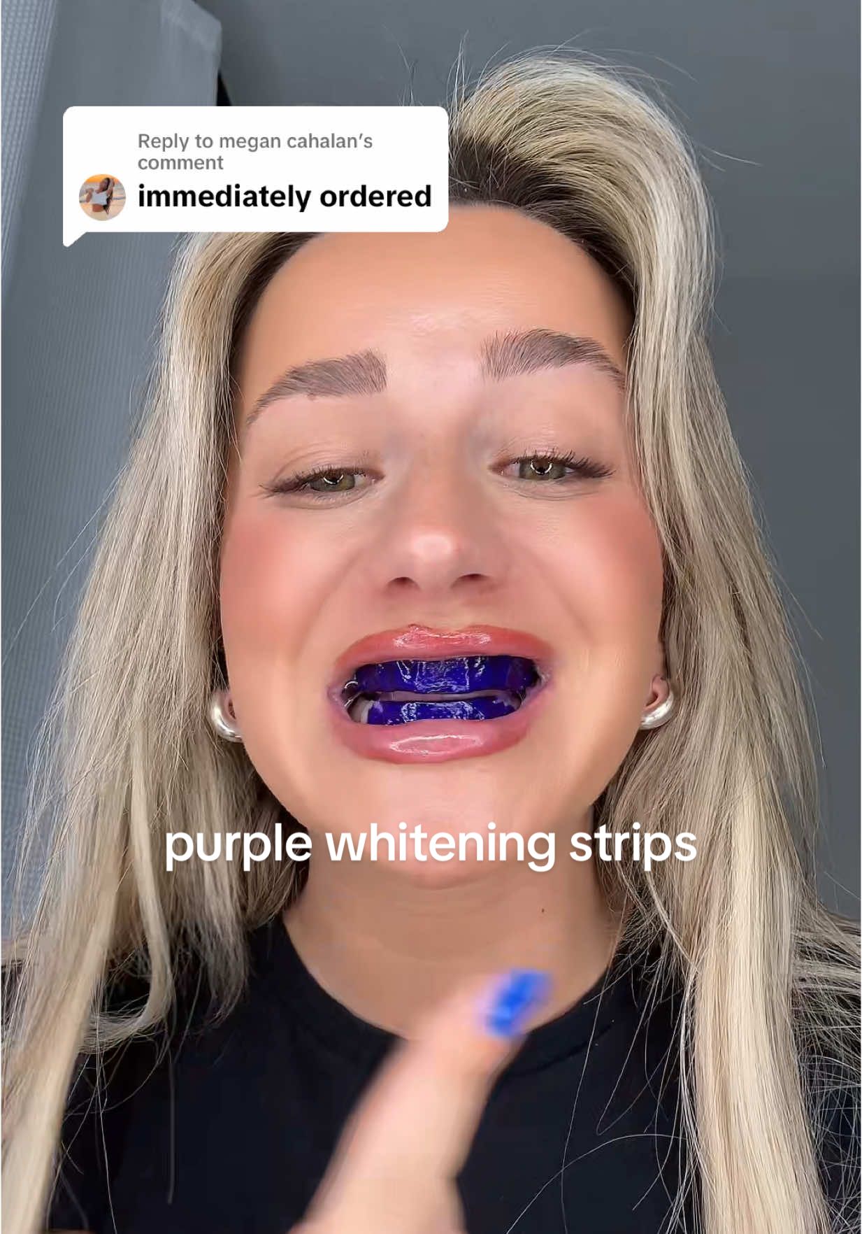 TikTok post by @delanamarley for PurelyWHITE DELUXE. Caption reads: Replying to @megan cahalan obsessed with these....