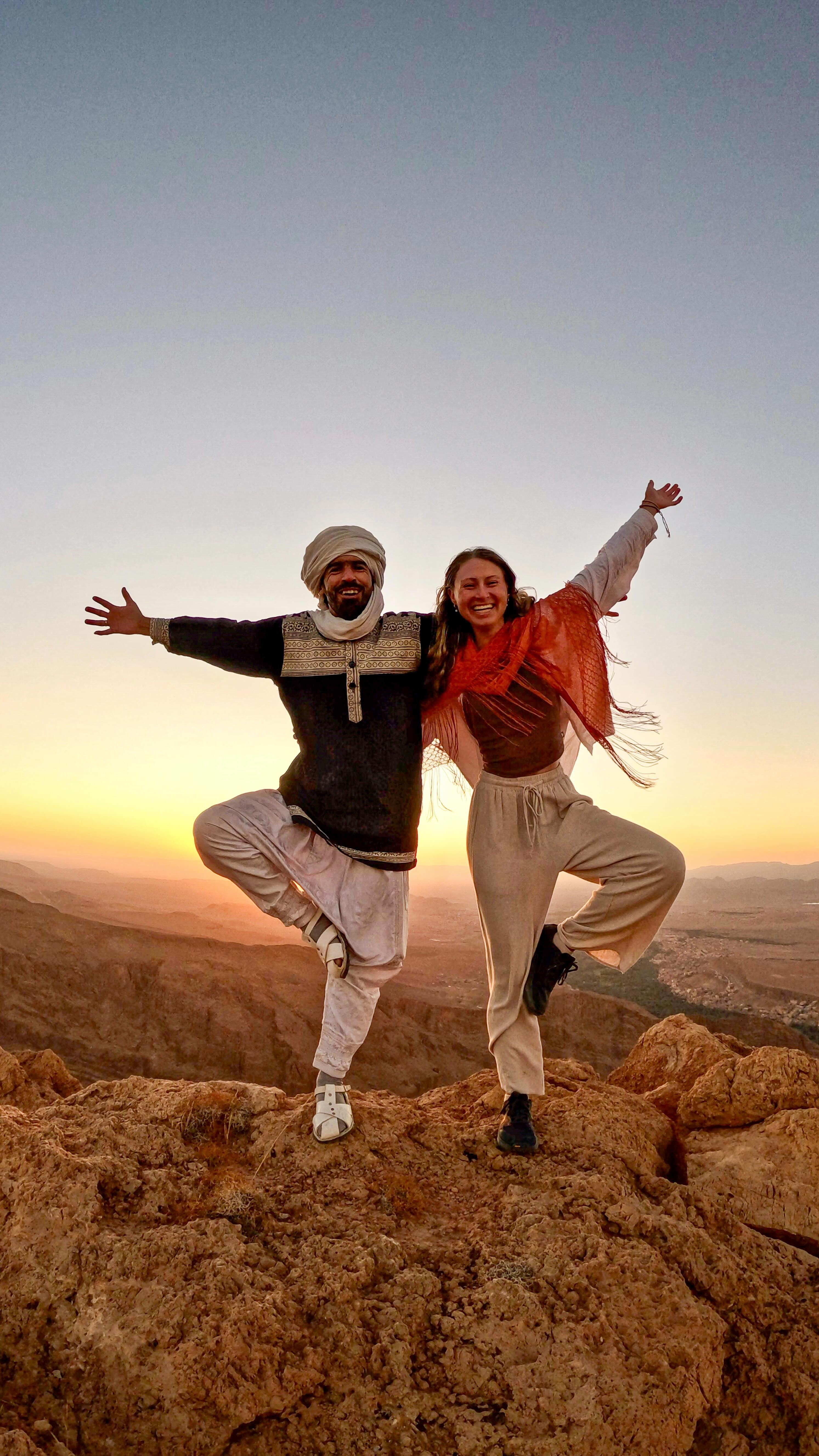 Instagram post by @laura.waddell_ for Intrepid Travel. Caption reads: Good morning Morocco 🇲🇦 

After an hour and a....