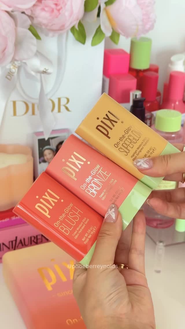 Instagram post by @phoeberreynolds for FarmacyBeauty. Caption reads: MASSIVE PR Haul Part 2 💖 make sure to follow if....