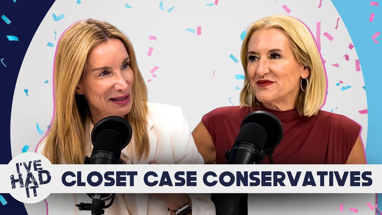 YouTube post by @ivehaditpodcast for Progressive. Caption reads: Closet Case Conservatives.