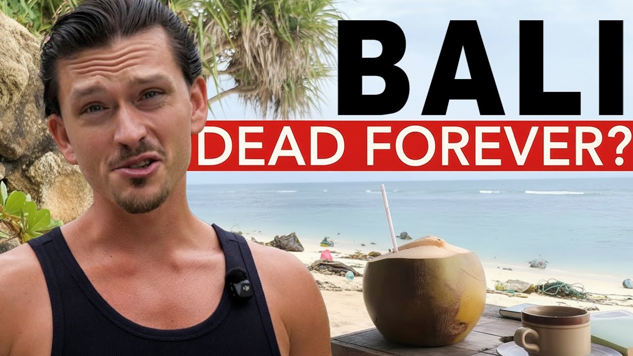 YouTube post by @Danygotaworldtosee for SafetyWing. Caption reads: Honest Reality of Bali 2026! Tourist Heaven or....