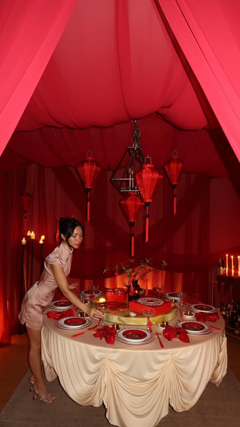 Instagram post by @misstiffanyma for Evite. Caption reads: [...] top next years party! 🧧🏮 but thank you....