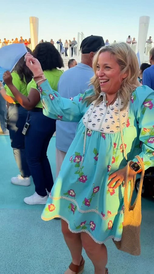 Instagram post by @cruisetipstv for Norwegian Cruise Line. Caption reads: Back from the @norwegiancruiseline Latitudes....