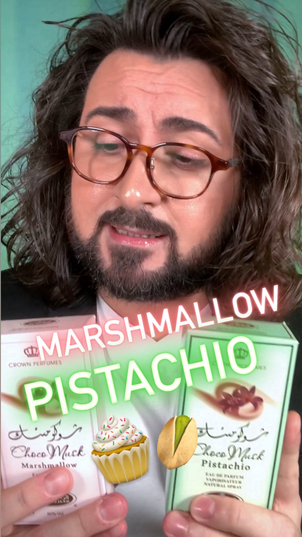 Instagram post by an influencer for Ramadan24.de. Caption reads: [...] #chocomusk #lecker #parfum #ramadan24de....