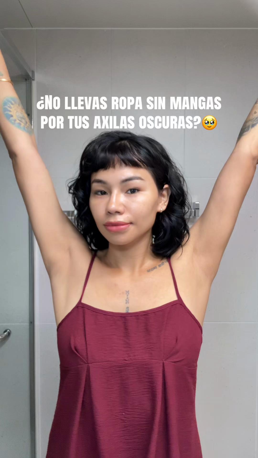 TikTok post by @marielencorea for Purcell. Caption reads: Adiós a esas inseguridades 💖💫 @PURCELL US....