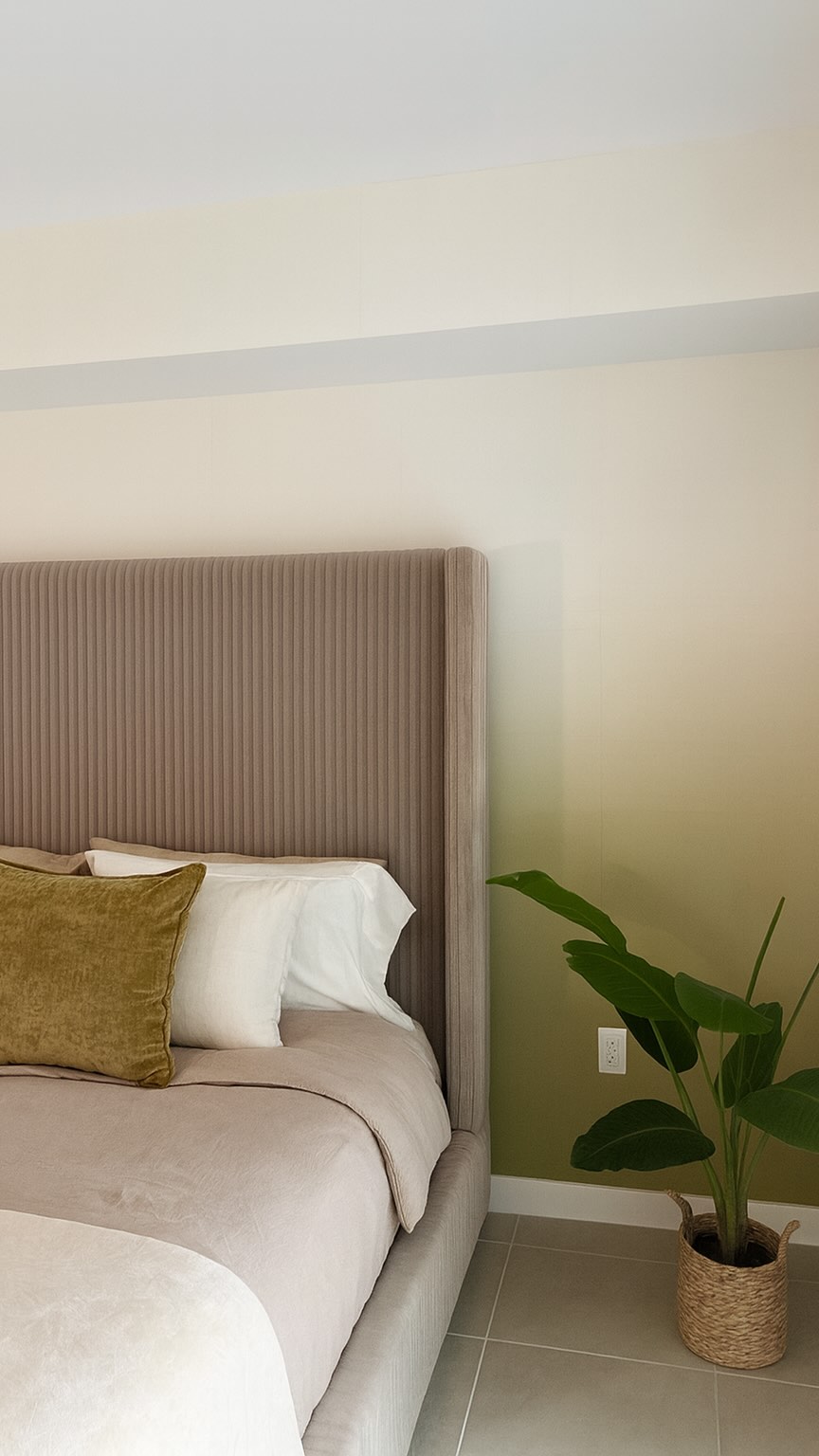 Instagram post by @princess_rese for lovevsdesign. Caption reads: Brought my Miami bedroom to life with....