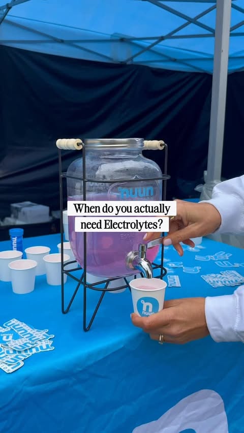 Instagram post by @therunnerbeans for Nuun Hydration. Caption reads: AD Here’s when I reach for @nuunhydrationukire....