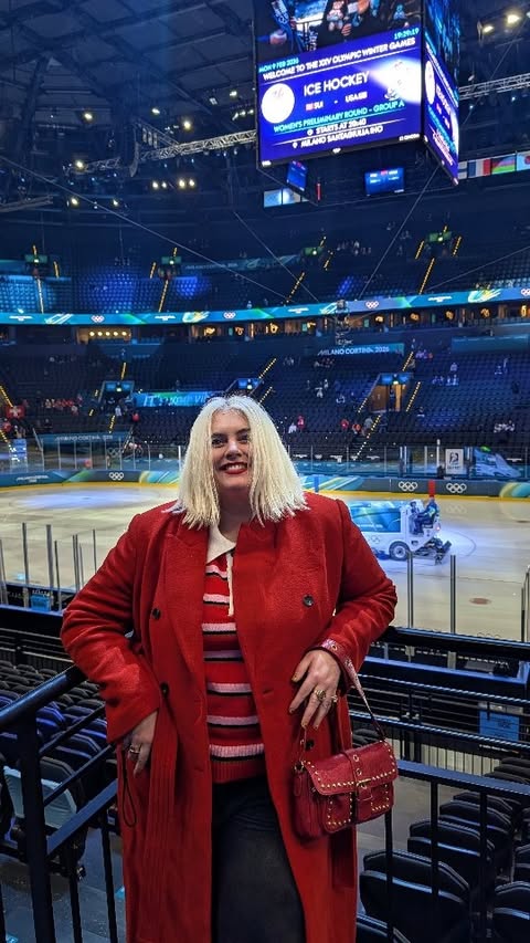 Instagram post by @felicityhayward for Olympics. Caption reads: [...] I have a new found love of the @olympics....