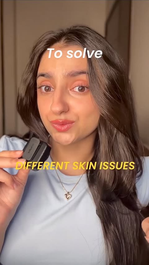 Instagram post by @lakshitaabhatia for HK Vitals. Caption reads: You don’t need 5 different products for 5 skin....