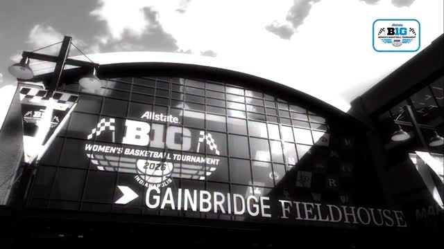 Instagram post by @b1gwbb for Allstate. Caption reads: [...] and @iowawbb battle for the 2026 @allstate....