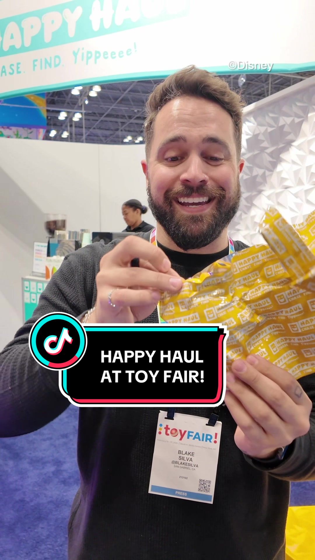 TikTok post by @blakesilva for Just Play. Caption reads: [...] only the beginning! #findyourhappyhaul @Just....