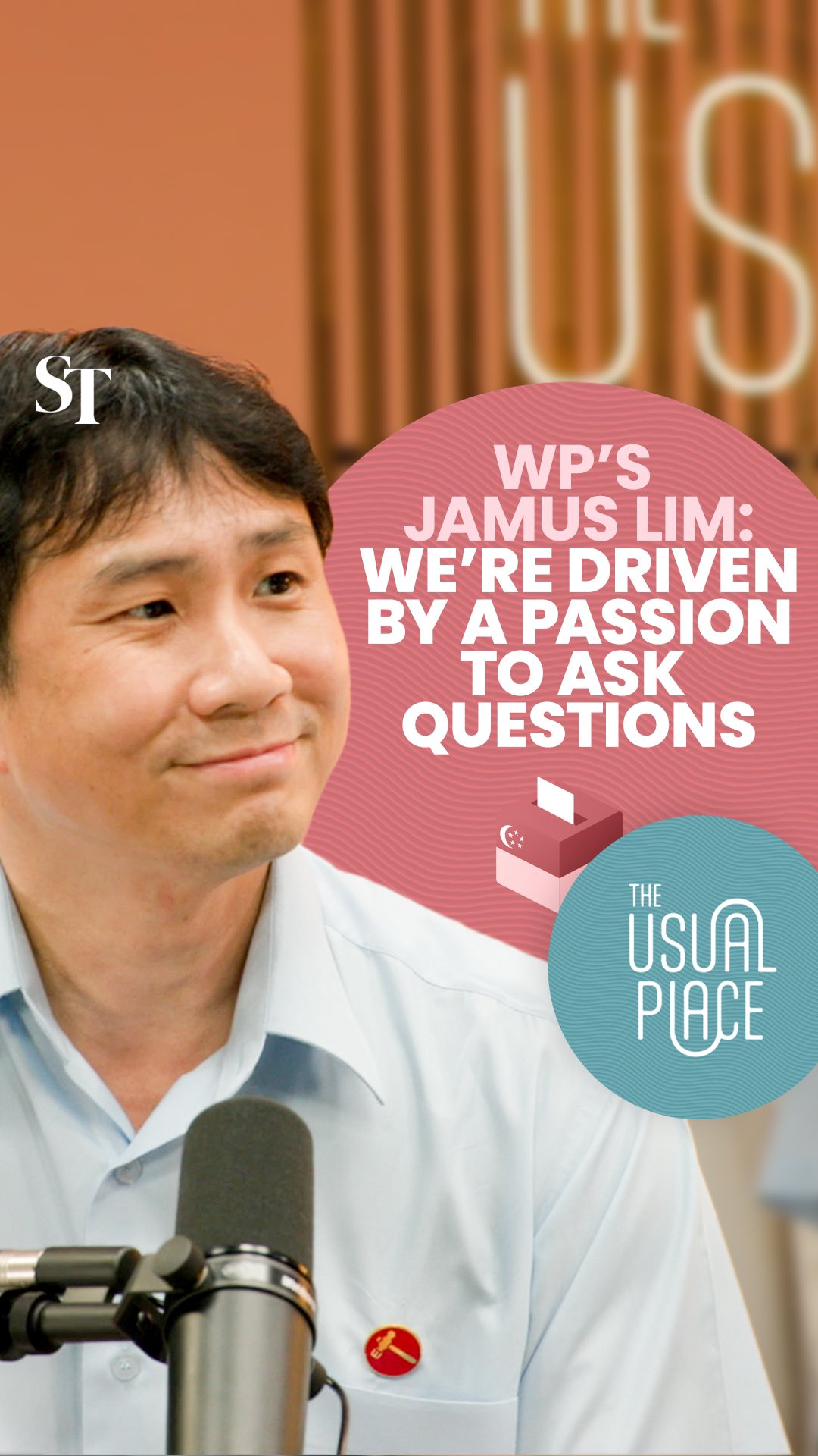 Instagram post by @tingruhe for The Straits Times. Caption reads: Workers’ Party Sengkang GRC MPs @tingruhe....