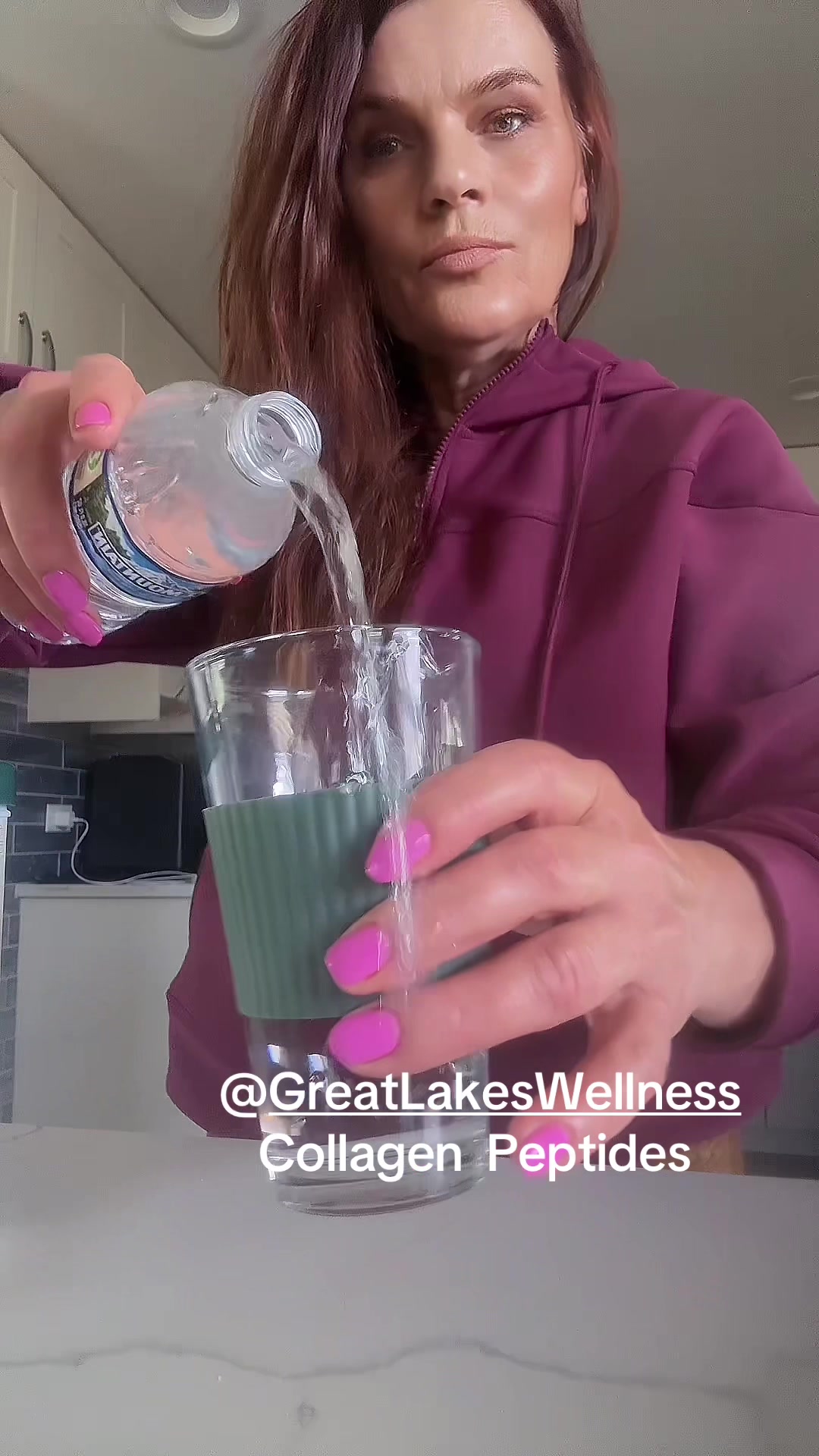 TikTok post by @nediramtenedirajme for Great Lakes Wellness. Caption reads: “Start your day with @Great Lakes Wellness....