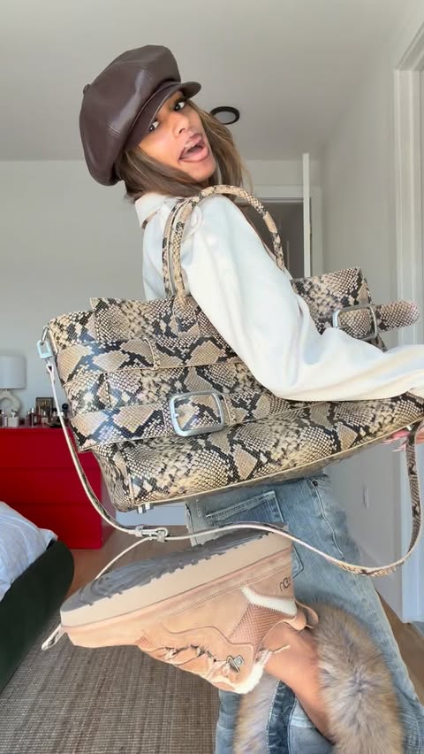 Instagram post by @sierrarenas for UGG. Caption reads: sneakers with the fur @ugg #uggpartner.