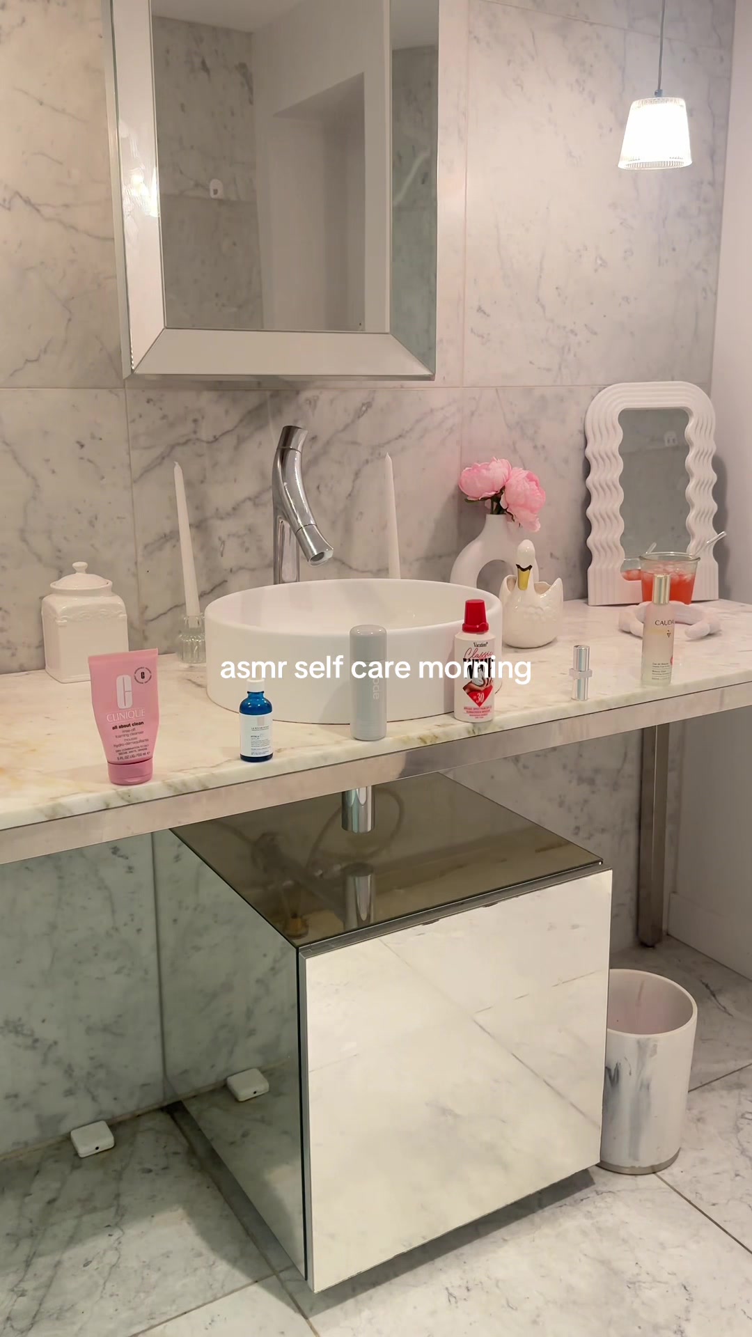 TikTok post by @galicia_gordon for lululemon. Caption reads: asmr self care morning #ASMR #selfcaremorning....