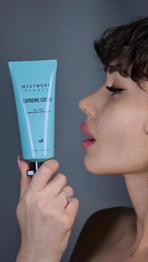 Instagram post by @maryam_makeupartt for Westmore Beauty. Caption reads: What if one cream could replace five? 🩵
Meet....