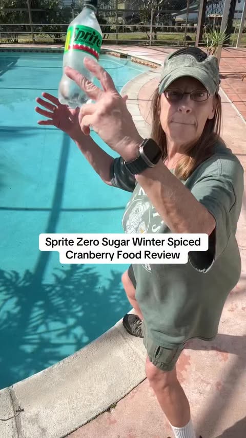 Instagram post by @rankinsreviews for Sprite. Caption reads: Sprite Winter Spiced Cranberry Zero Sugar Soda....