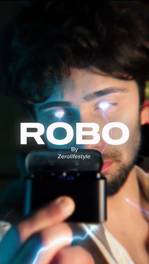 Instagram post by @harysx for Zero Lifestyle. Caption reads: Meet the World’s First Robotic Earbuds that open....